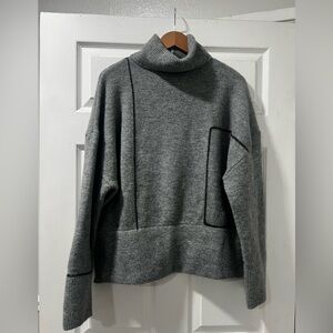 Zara Charcoal Cowl Neck Sweater